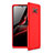 Custodia Plastica Rigida Cover Opaca Fronte e Retro 360 Gradi per Xiaomi Poco X3 Pro Rosso