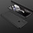 Custodia Plastica Rigida Cover Opaca Fronte e Retro 360 Gradi per Xiaomi Redmi 9 India Nero