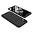 Custodia Plastica Rigida Cover Opaca Fronte e Retro 360 Gradi per Xiaomi Redmi Note 5 Nero
