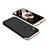 Custodia Plastica Rigida Cover Opaca Fronte e Retro 360 Gradi per Xiaomi Redmi Note 5 Oro e Nero