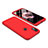 Custodia Plastica Rigida Cover Opaca Fronte e Retro 360 Gradi per Xiaomi Redmi Note 5 Rosso