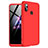Custodia Plastica Rigida Cover Opaca Fronte e Retro 360 Gradi per Xiaomi Redmi Note 6 Pro Rosso