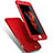 Custodia Plastica Rigida Cover Opaca Fronte e Retro 360 Gradi Q01 per Apple iPhone 6 Rosso