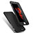 Custodia Plastica Rigida Cover Opaca Fronte e Retro 360 Gradi Q01 per Apple iPhone 6S Nero
