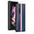 Custodia Plastica Rigida Cover Opaca H01 per Samsung Galaxy Z Fold4 5G Blu