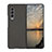 Custodia Plastica Rigida Cover Opaca H03 per Samsung Galaxy Z Fold3 5G Nero