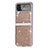 Custodia Plastica Rigida Cover Opaca L02 per Samsung Galaxy Z Flip4 5G Oro