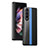 Custodia Plastica Rigida Cover Opaca L09 per Samsung Galaxy Z Fold4 5G Cielo Blu