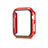 Custodia Plastica Rigida Cover Opaca M01 per Apple iWatch 5 44mm Rosso