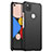 Custodia Plastica Rigida Cover Opaca M01 per Google Pixel 4a Nero