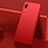 Custodia Plastica Rigida Cover Opaca M01 per Huawei Enjoy 9 Rosso