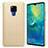 Custodia Plastica Rigida Cover Opaca M01 per Huawei Mate 20 X 5G Oro