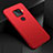 Custodia Plastica Rigida Cover Opaca M01 per Huawei Nova 5i Pro Rosso