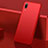 Custodia Plastica Rigida Cover Opaca M01 per Huawei Y7 (2019) Rosso