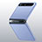Custodia Plastica Rigida Cover Opaca M01 per Samsung Galaxy Z Flip 5G Cielo Blu