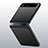Custodia Plastica Rigida Cover Opaca M01 per Samsung Galaxy Z Flip Nero