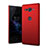 Custodia Plastica Rigida Cover Opaca M01 per Sony Xperia XZ2 Compact Rosso