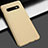 Custodia Plastica Rigida Cover Opaca M02 per Samsung Galaxy S10 Oro