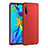 Custodia Plastica Rigida Cover Opaca P01 per Huawei P30 Rosso