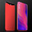 Custodia Plastica Rigida Cover Opaca P01 per Oppo Find X Rosso