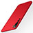 Custodia Plastica Rigida Cover Opaca P01 per Xiaomi Mi Note 10 Pro Rosso