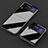 Custodia Plastica Rigida Cover Opaca P03 per Samsung Galaxy Z Flip3 5G Nero