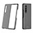 Custodia Plastica Rigida Cover Opaca P03 per Samsung Galaxy Z Fold3 5G Grigio