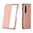 Custodia Plastica Rigida Cover Opaca P03 per Samsung Galaxy Z Fold3 5G Oro Rosa