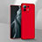 Custodia Plastica Rigida Cover Opaca P03 per Xiaomi Mi 11 Lite 5G Rosso