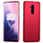 Custodia Plastica Rigida Cover Opaca P04 per OnePlus 7T Pro Rosso