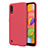 Custodia Plastica Rigida Cover Opaca per Samsung Galaxy A01 SM-A015 Rosso