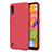 Custodia Plastica Rigida Cover Opaca per Samsung Galaxy A01 SM-A015 Rosso