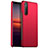 Custodia Plastica Rigida Cover Opaca per Sony Xperia 5 IV Rosso