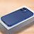 Custodia Plastica Rigida Cover Opaca QC1 per Apple iPhone 12 Blu