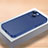 Custodia Plastica Rigida Cover Opaca QC1 per Apple iPhone 14 Blu