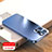 Custodia Plastica Rigida Cover Opaca R01 per Apple iPhone 13 Pro Max Blu