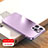 Custodia Plastica Rigida Cover Opaca R01 per Apple iPhone 13 Pro Max Viola