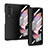 Custodia Plastica Rigida Cover Opaca R02 per Samsung Galaxy Z Fold3 5G Nero