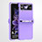 Custodia Plastica Rigida Cover Opaca R06 per Samsung Galaxy Z Flip4 5G Viola