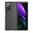 Custodia Plastica Rigida Cover Opaca Spigato per Samsung Galaxy Z Fold2 5G Nero