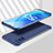 Custodia Plastica Rigida Cover Opaca YK4 per Oppo A56 5G Blu