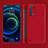 Custodia Plastica Rigida Cover Opaca YK4 per Oppo Reno6 Pro 5G Rosso