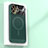Custodia Plastica Rigida Cover Perforato con Mag-Safe Magnetic JS1 per Apple iPhone 13 Pro Verde