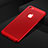 Custodia Plastica Rigida Cover Perforato per Apple iPhone 8 Rosso