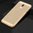 Custodia Plastica Rigida Cover Perforato per Huawei G10 Oro
