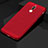 Custodia Plastica Rigida Cover Perforato per Huawei G10 Rosso