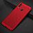 Custodia Plastica Rigida Cover Perforato per Huawei Honor V10 Lite Rosso