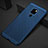 Custodia Plastica Rigida Cover Perforato per Huawei Mate 20 Blu