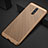 Custodia Plastica Rigida Cover Perforato per Huawei Mate 20 Lite Oro