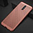 Custodia Plastica Rigida Cover Perforato per Huawei Mate 20 Lite Oro Rosa
